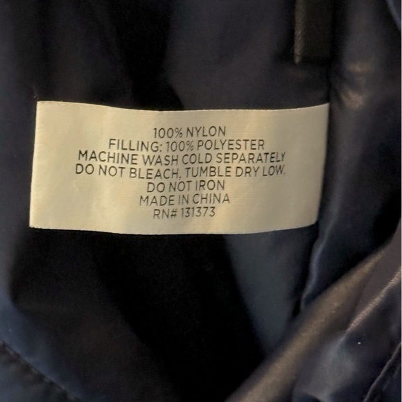 Saturdays Surf NYC Khari Navy Blue Reversible Quilted Nylon Puffer Coat Jacket L - Picture 8 of 10